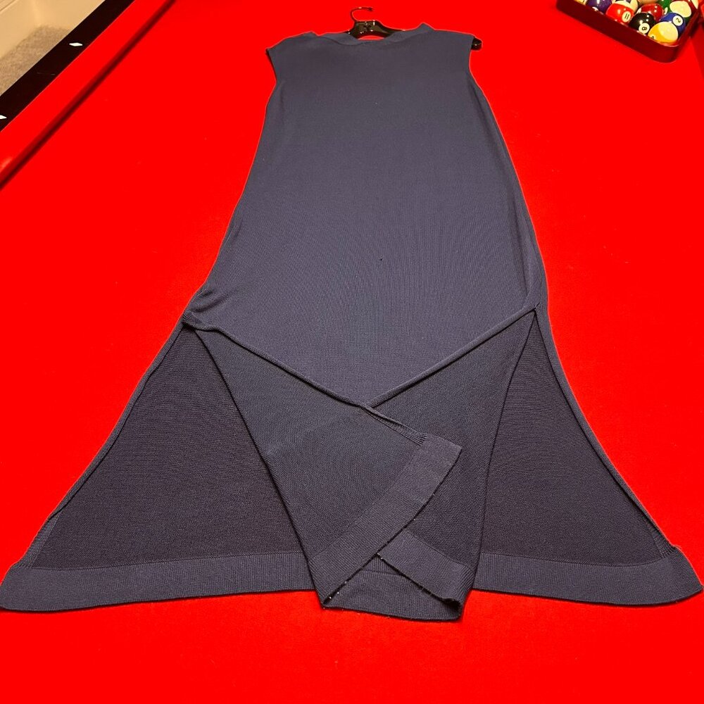 Pura Barcelona Navy Knit Slip Dress – Size M – Made in Italy – NWT